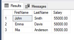 Where Clause Operations